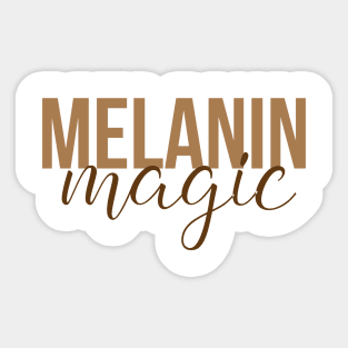 Melanin Magic African American Afrocentric Shirts, Hoodies, and gifts Sticker